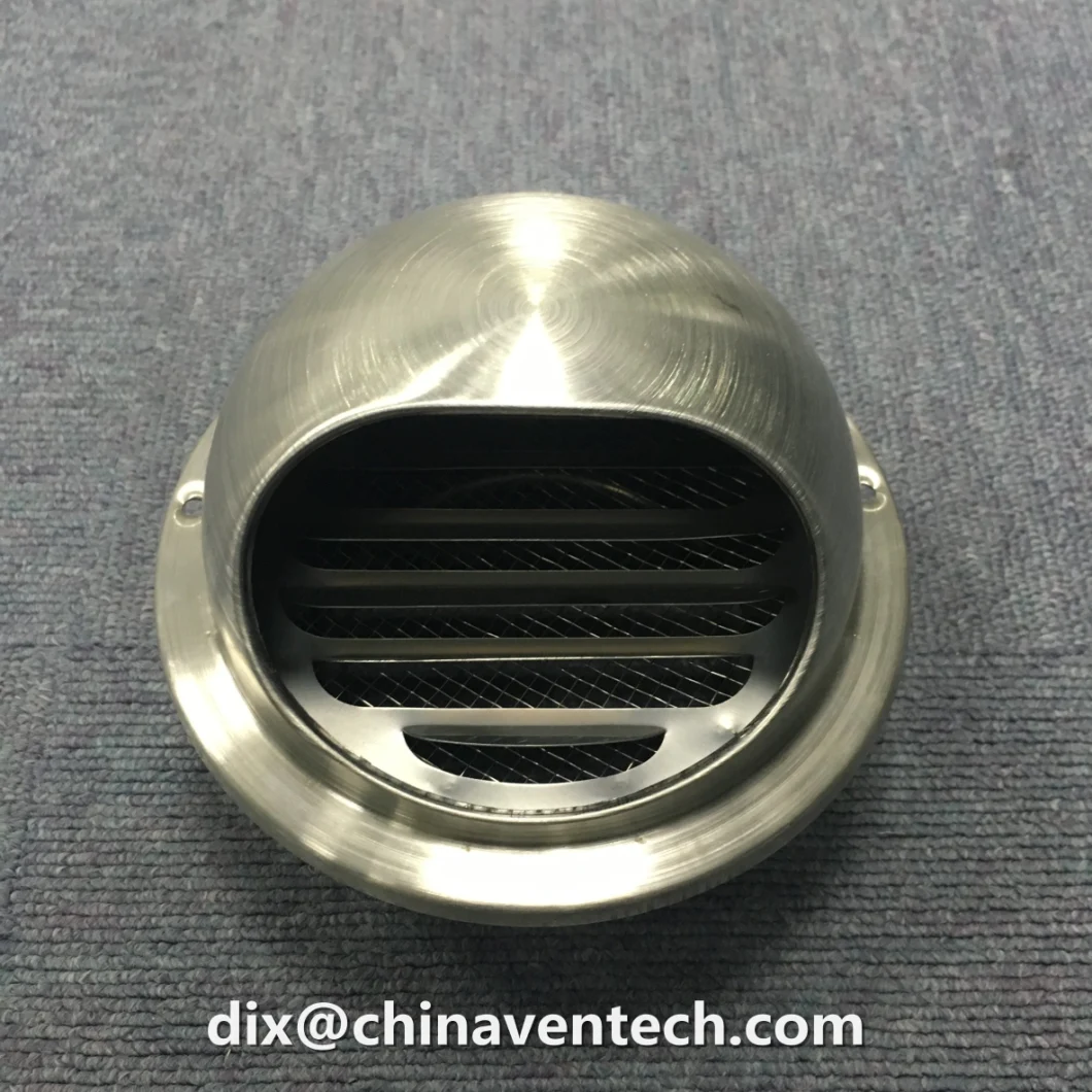 HVAC System Outdoor Weather Louver Round Air Vent Cap