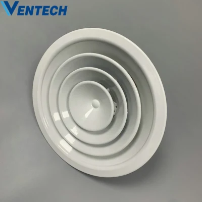 中国工場 Ventech ラウンド天井供給円形エアディフューザー排気口